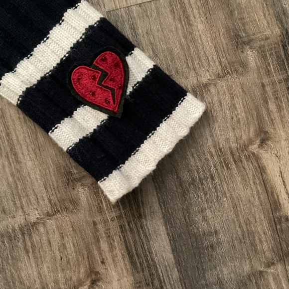 Cinq de Sept wool blend sweater with patches size medium - Picture 3 of 6